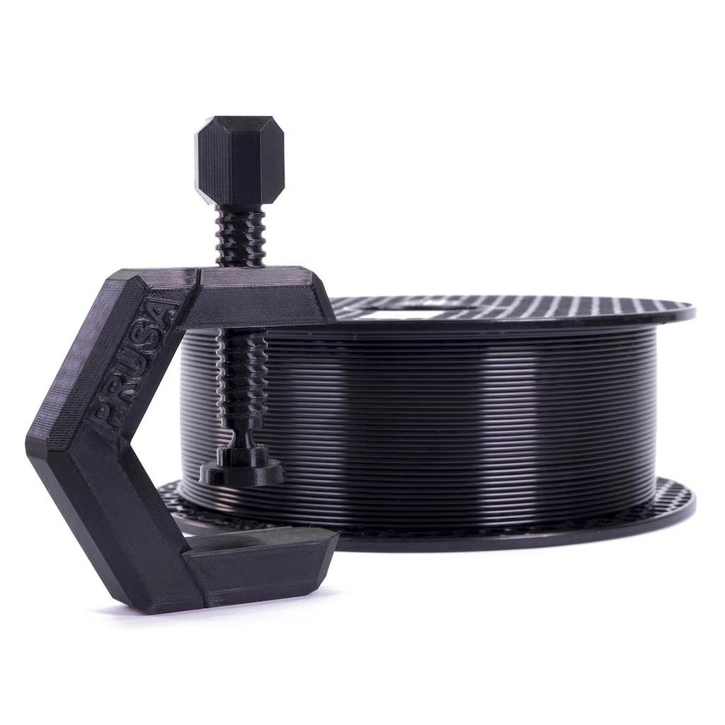 Prusament PETG 1kg Jet Black filament spool