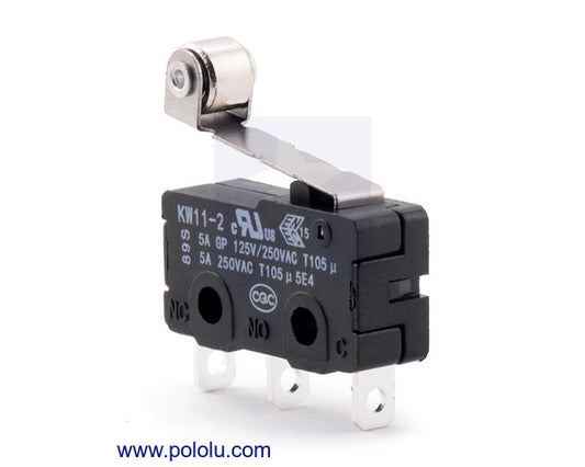 מתג פעולה בצמד עם ידית גלגלת 16.3 מ"מ: 3 פינים, SPDT, 5A