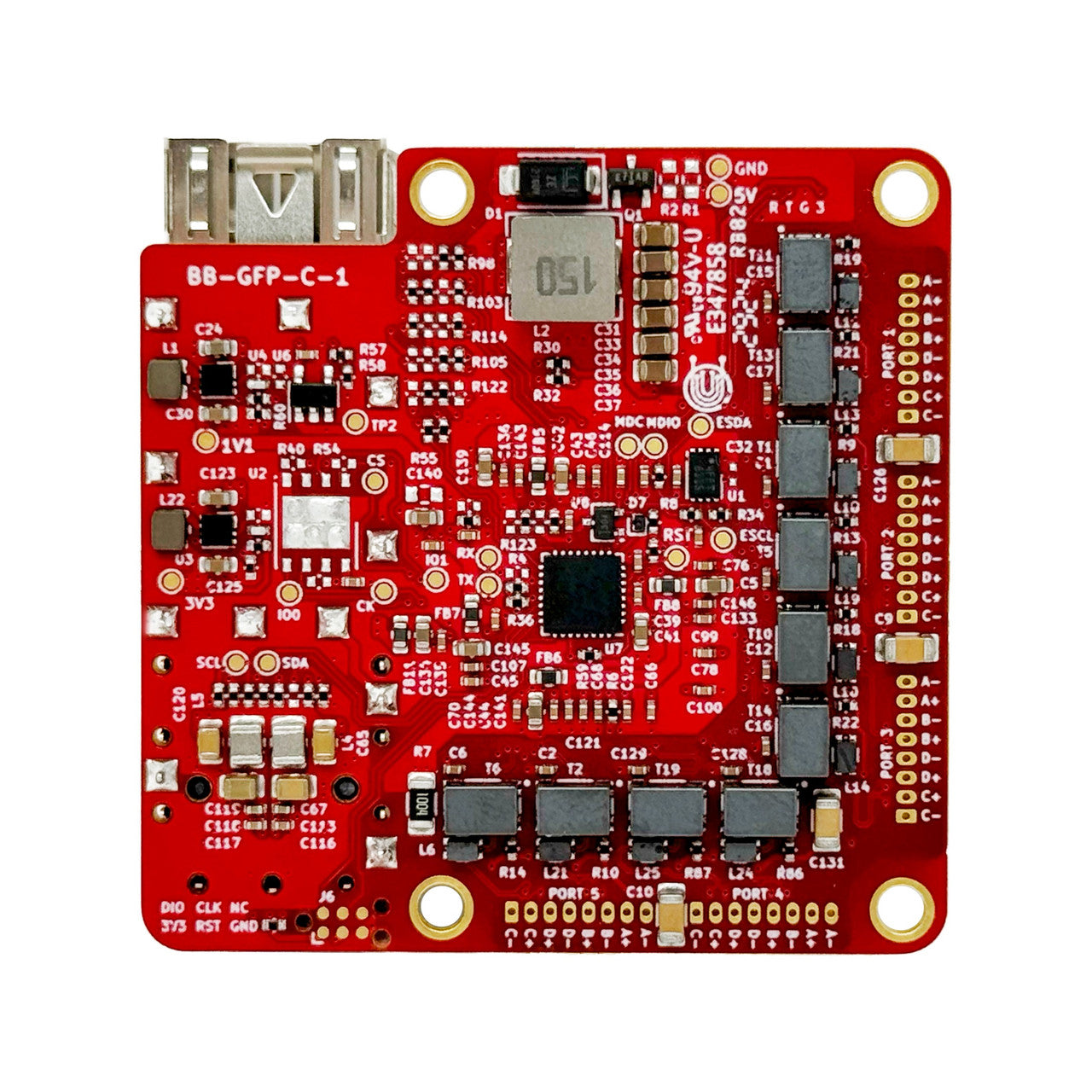 GigaBlox SFP - מתג Ethernet קומפקטי עם 6 פורטים ו-SFP
