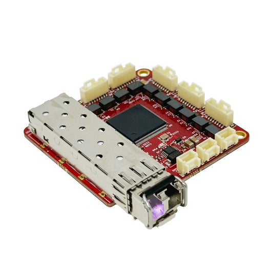 GigaBlox SFP - מתג Ethernet קומפקטי עם 6 פורטים ו-SFP