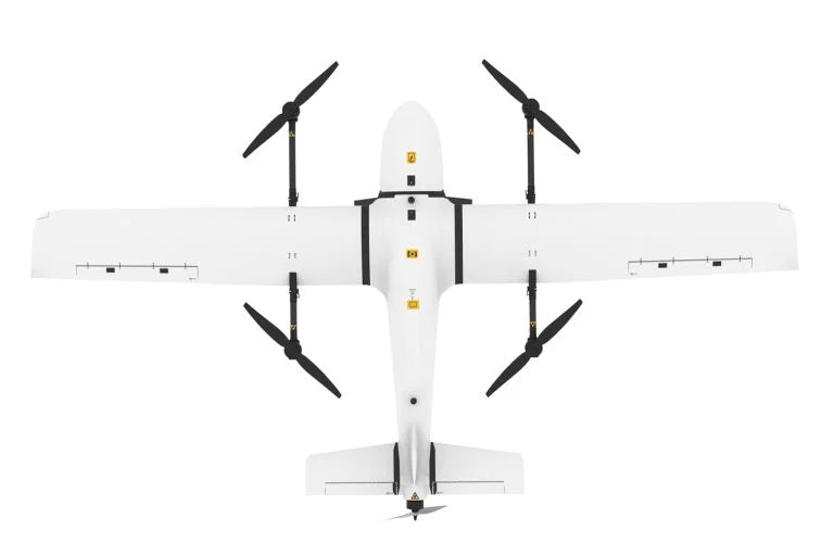MakeFlyEasy MFE Pioneer 3200mm VTOL fixed-wing drone, top view