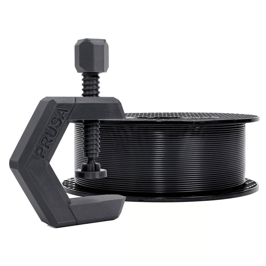 Prusament PETG 1kg Matte Black filament spool
